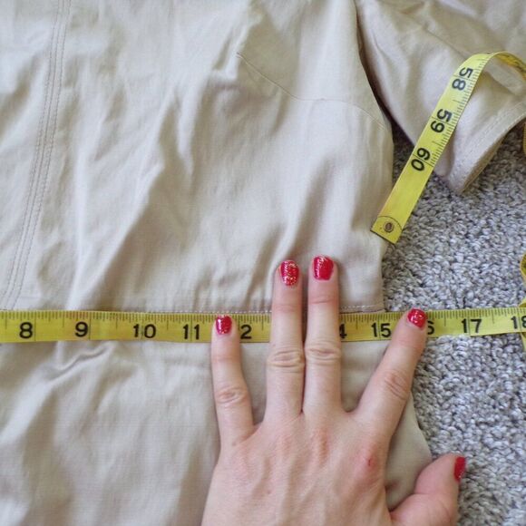 Banana Republic Flutter Sleeve Gold dress 6 - Picture 7 of 13